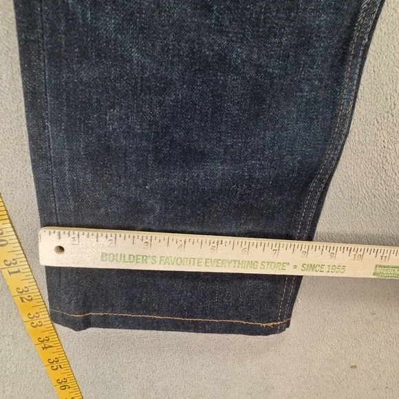 Pike Brothers Jeans Mens Selvedge Blue Roamer Whiskers Honeycomb Fits 36x27 - Picture 5 of 16